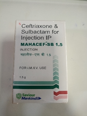 MAHACEF-SB 1.5GM INJ