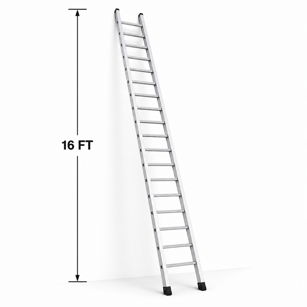 16 Ft Wall Support Ladder - Feature: Heavy Duty
