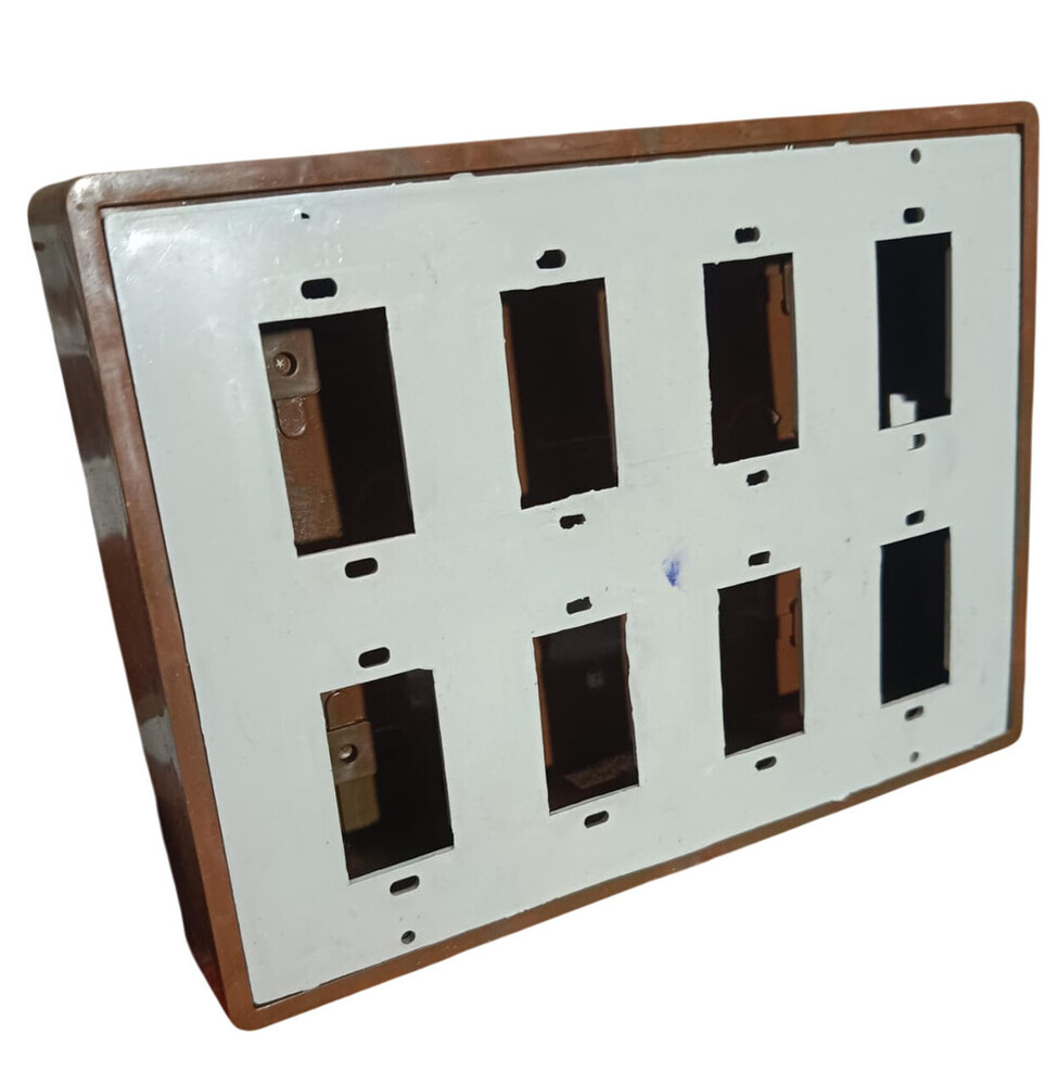 6x8inch Brown Pvc Switch Board