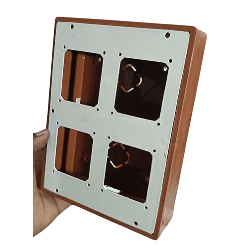6x8inch 4 Power Brown Pvc Switch Board