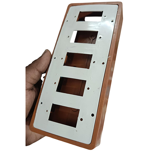 4x8inch 5 Way Brown Pvc Switch Board