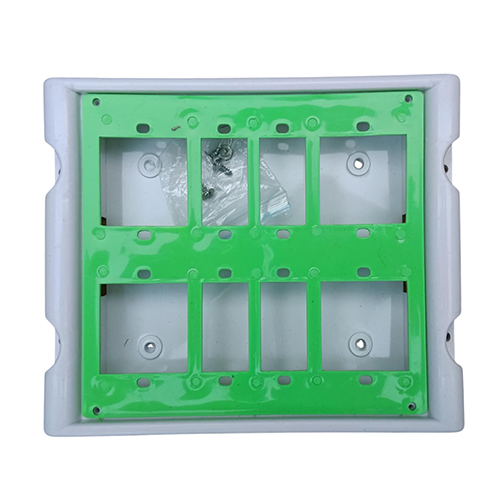 6x8inch Deluxe 4+4 Way Pvc Switch Board