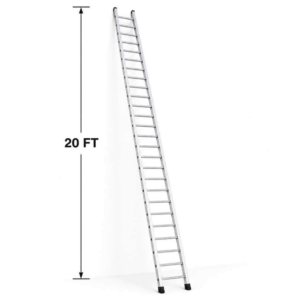 20 Ft Wall Support Ladder - Feature: Heavy Duty