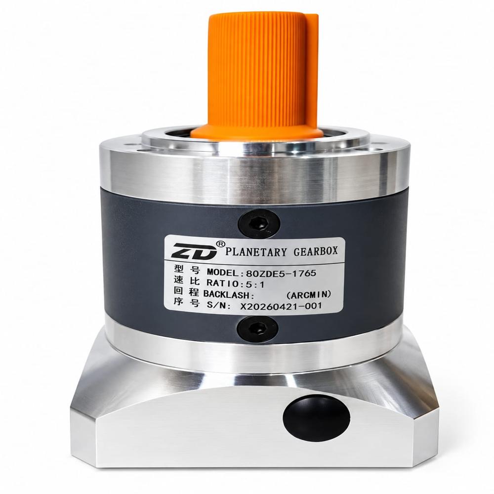 ZD Planetary Gearbox 80ZDE5-1765, 5:1 Ratio Servo Gearbox