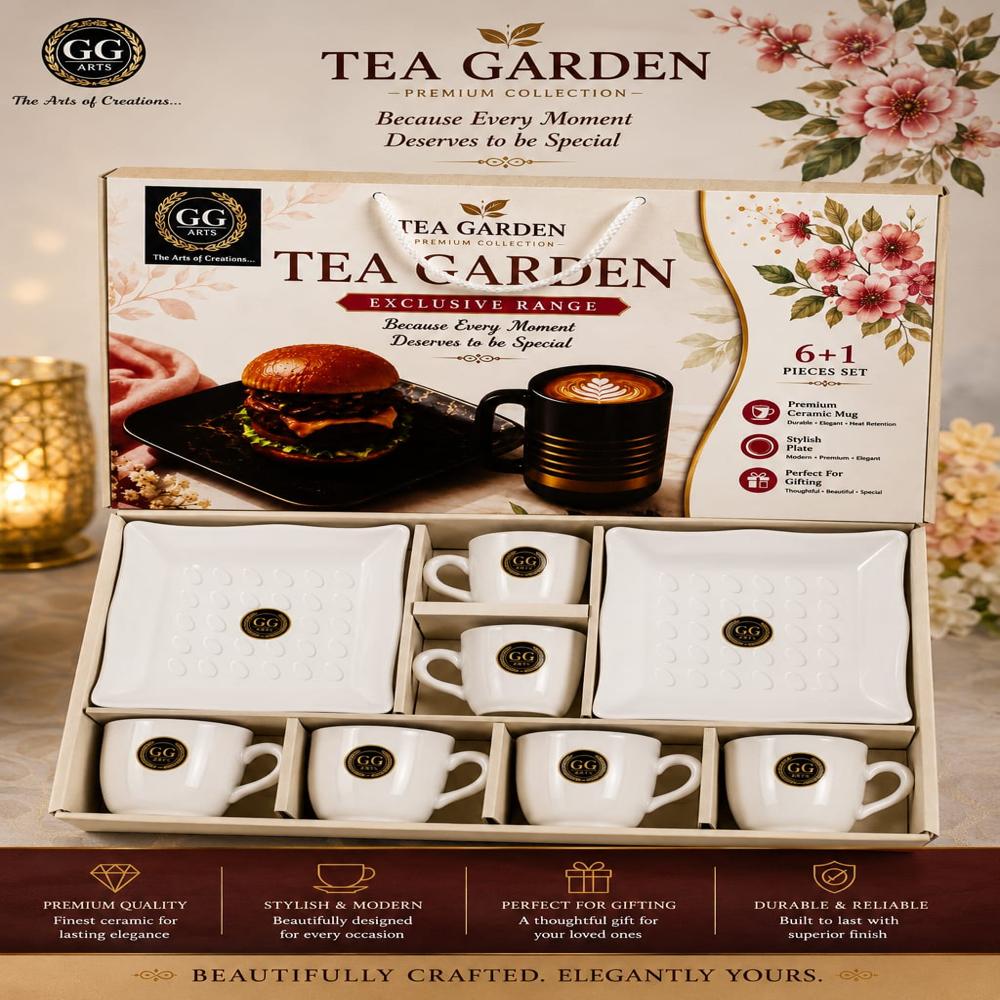 Elegant Cup Set - Ceramic Type: Premium-Quality Ceramic