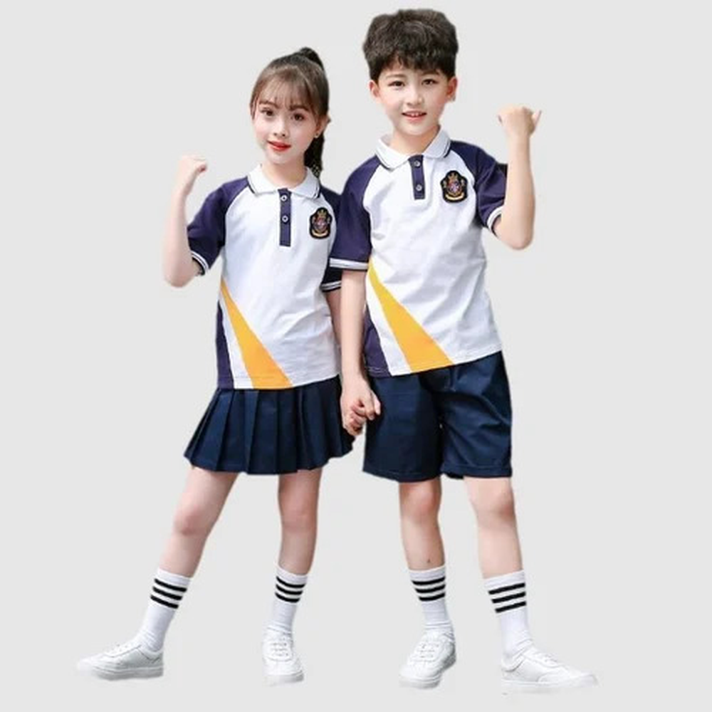 Multicolor School Uniform - Design: Plain
