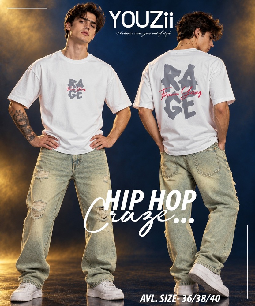 Youzii Rage Graphic T-Shirt