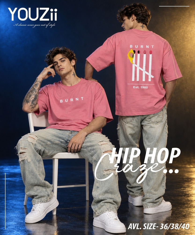 Youzii Burnt Graphic T-Shirt