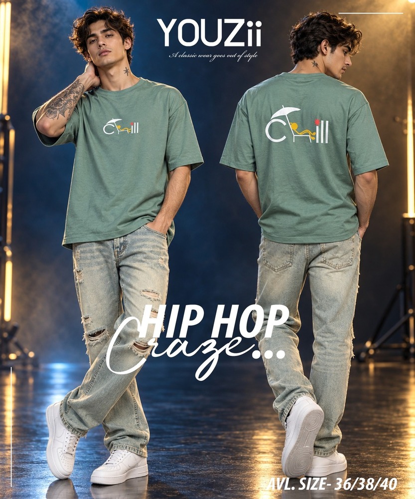 Youzii Burnt Graphic T-Shirt