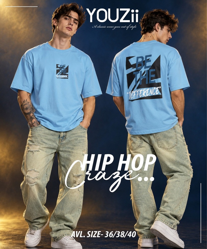 Youzii Burnt Graphic T-Shirt
