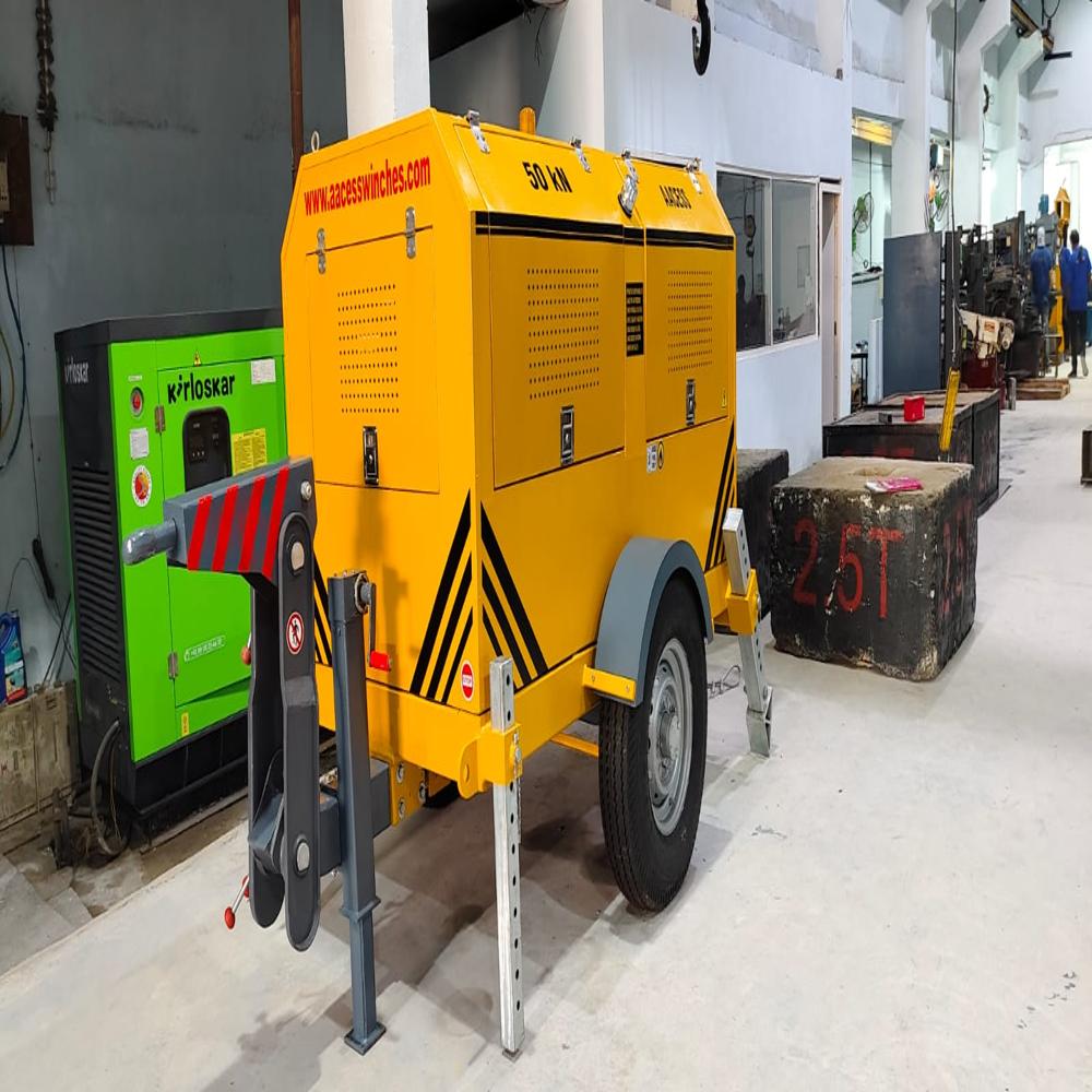 100 Kn Cable Pulling Capstan Winch - Capacity: 10 Ton Ton