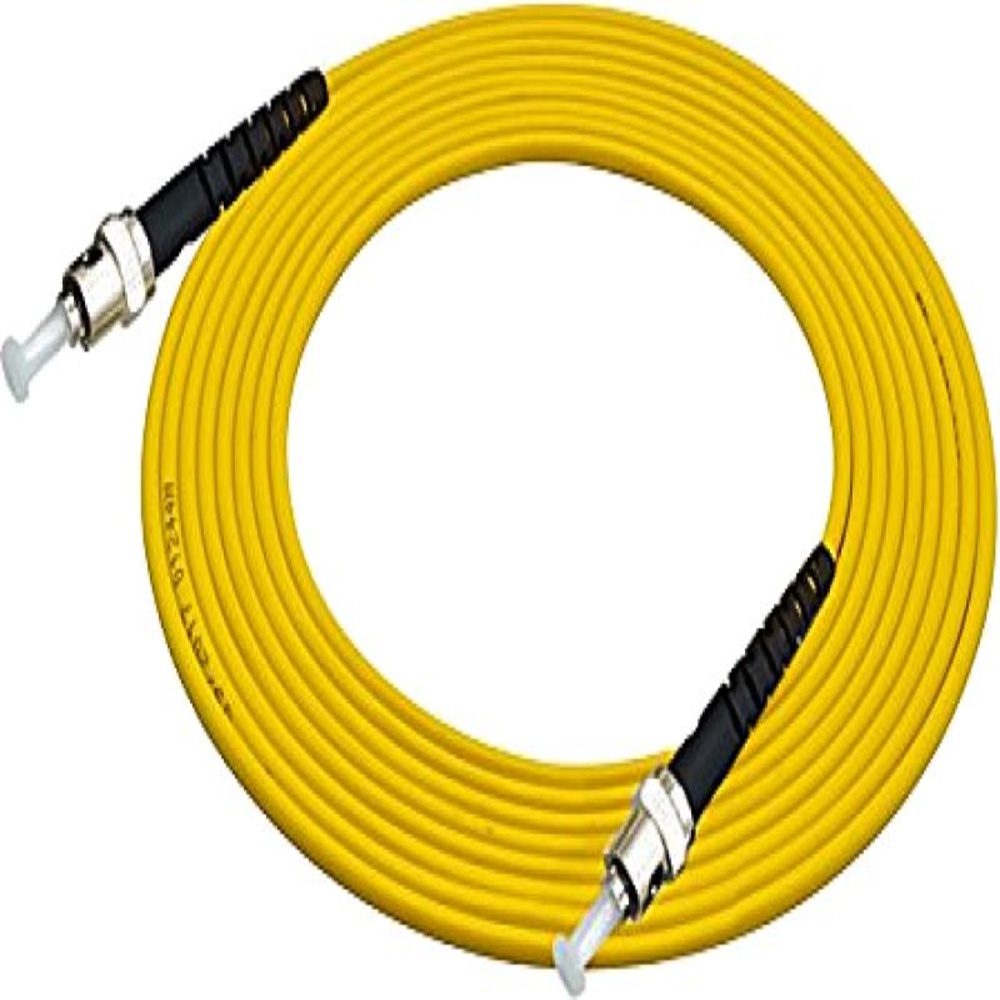 Yellow Fiber Optic Patch Cord ST/PC to ST/PC