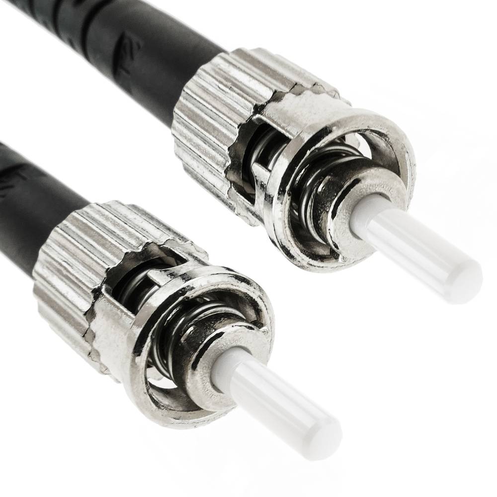 Yellow Fiber Optic Patch Cord ST/PC to ST/PC