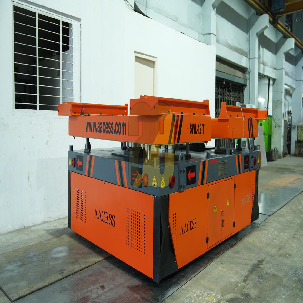 Battery Operated Die Cart Trackless Transfer Trolley