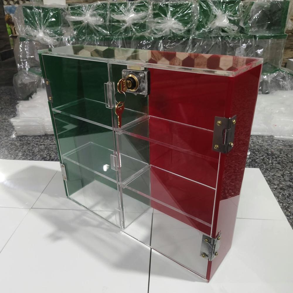 Acrylic Display Case - Color: Red
