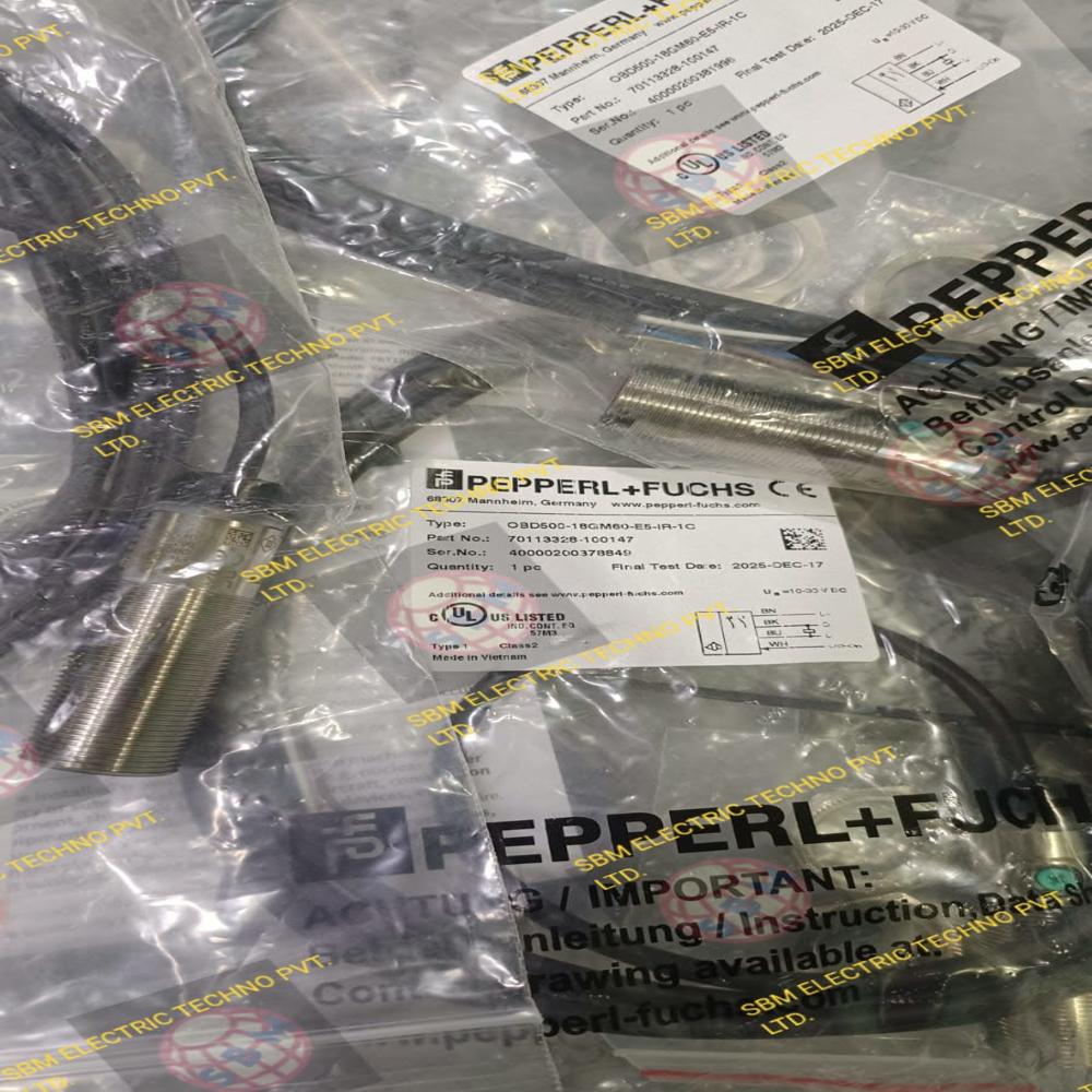 PEPPERL FUCHS PHOTOELECTRIC SENSOR, OBD500-18GM60-E5-IR-1C