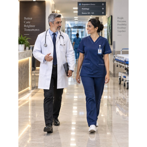 Hospital Staff Uniforms - Age Group: Adult