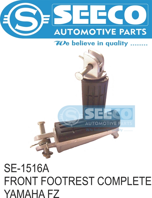 FRONT FOOTREST COMPLETE - Rubber Material | Polished Finish, Weight: 200-250 Grams, Working Life: 5-10 Years, Ideal for OEM and Replacement Markets