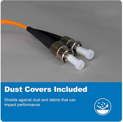 Fiber Optic Patch Cord St Pc To St Pc Multimode Patch Cord 3 Meter - Material: Pvc