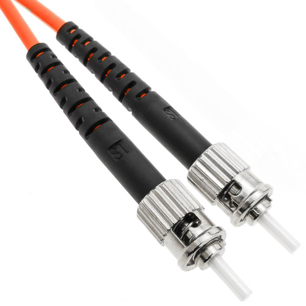 fiber optic patch cord ST Pc to ST Pc multimode patch cord 3 meter