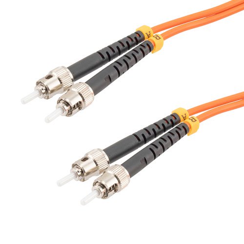 fiber optic patch cord ST Pc to ST Pc multimode patch cord 3 meter