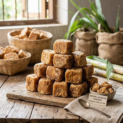 Natural Sugarcane Jaggery