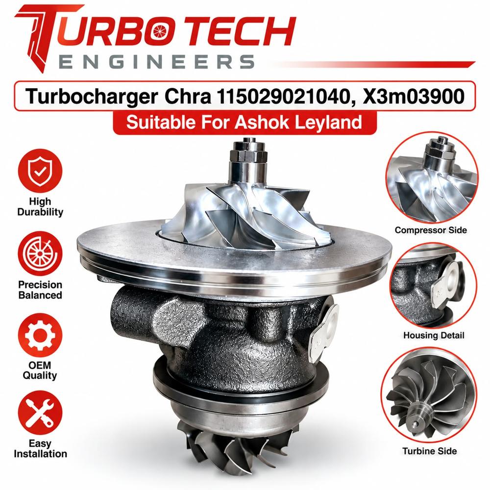 Turbocharger Chra 115029021040 X3M03900 - Country Of Origin: India