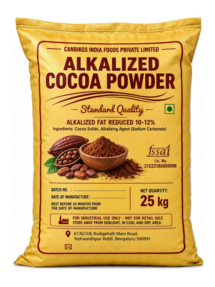 25kg Alkalized Cocoa Powder