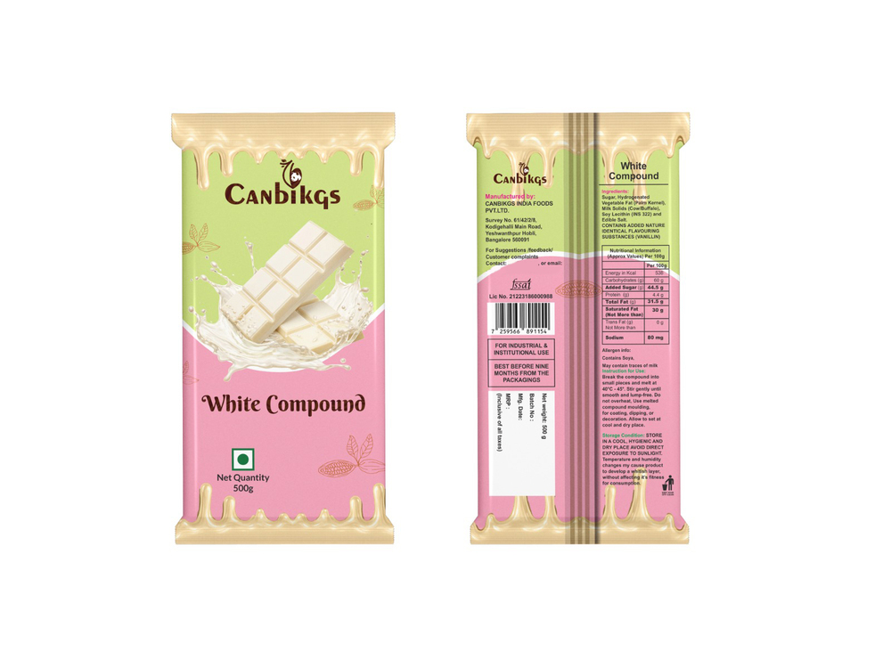 500g White Chocolate Compound