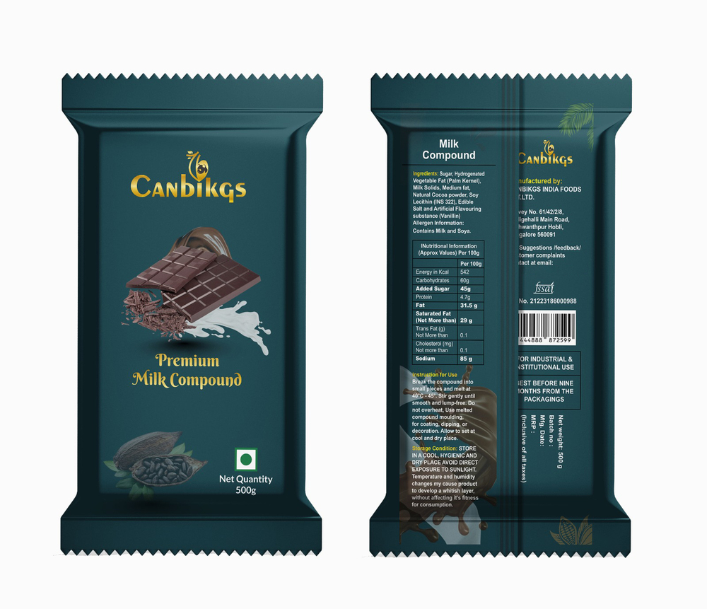 500g Premium Milk Chocolate Compound