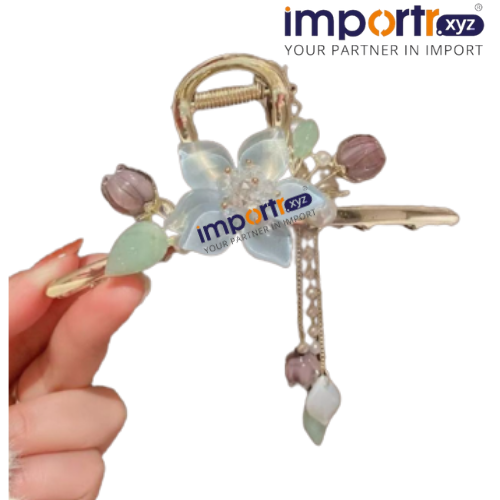 Plastic Fancy Hair Clip - Feature: Lightweight