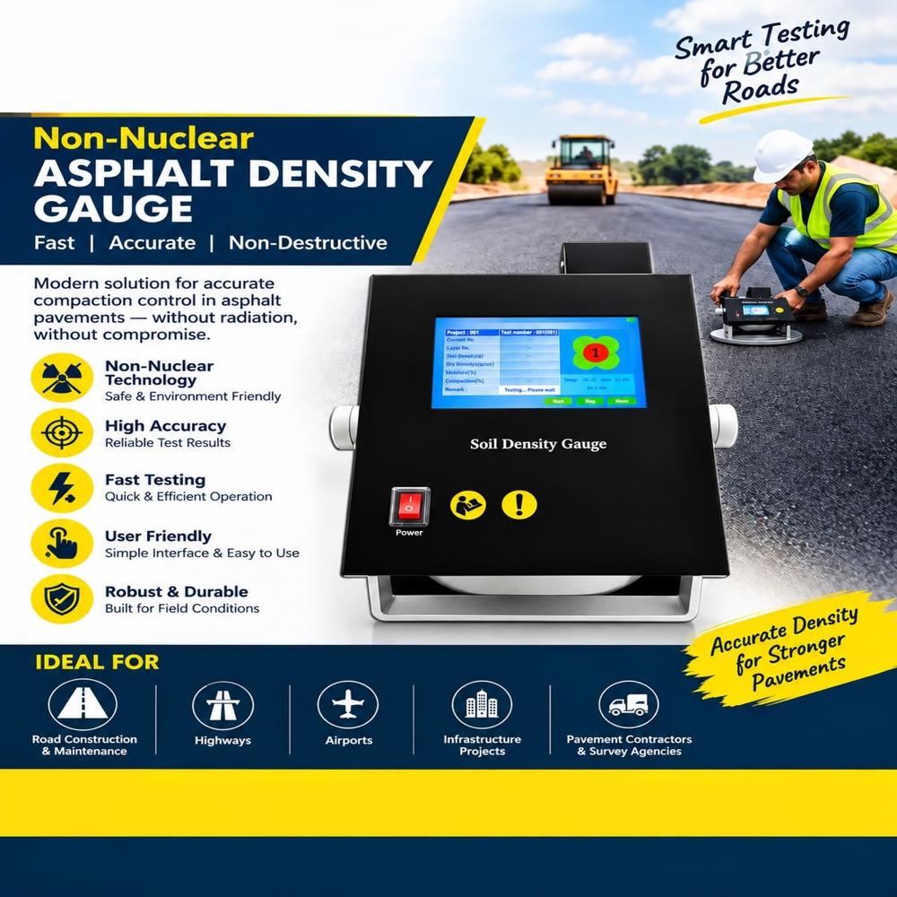 Non Nuclear Asphalt Density Gauge