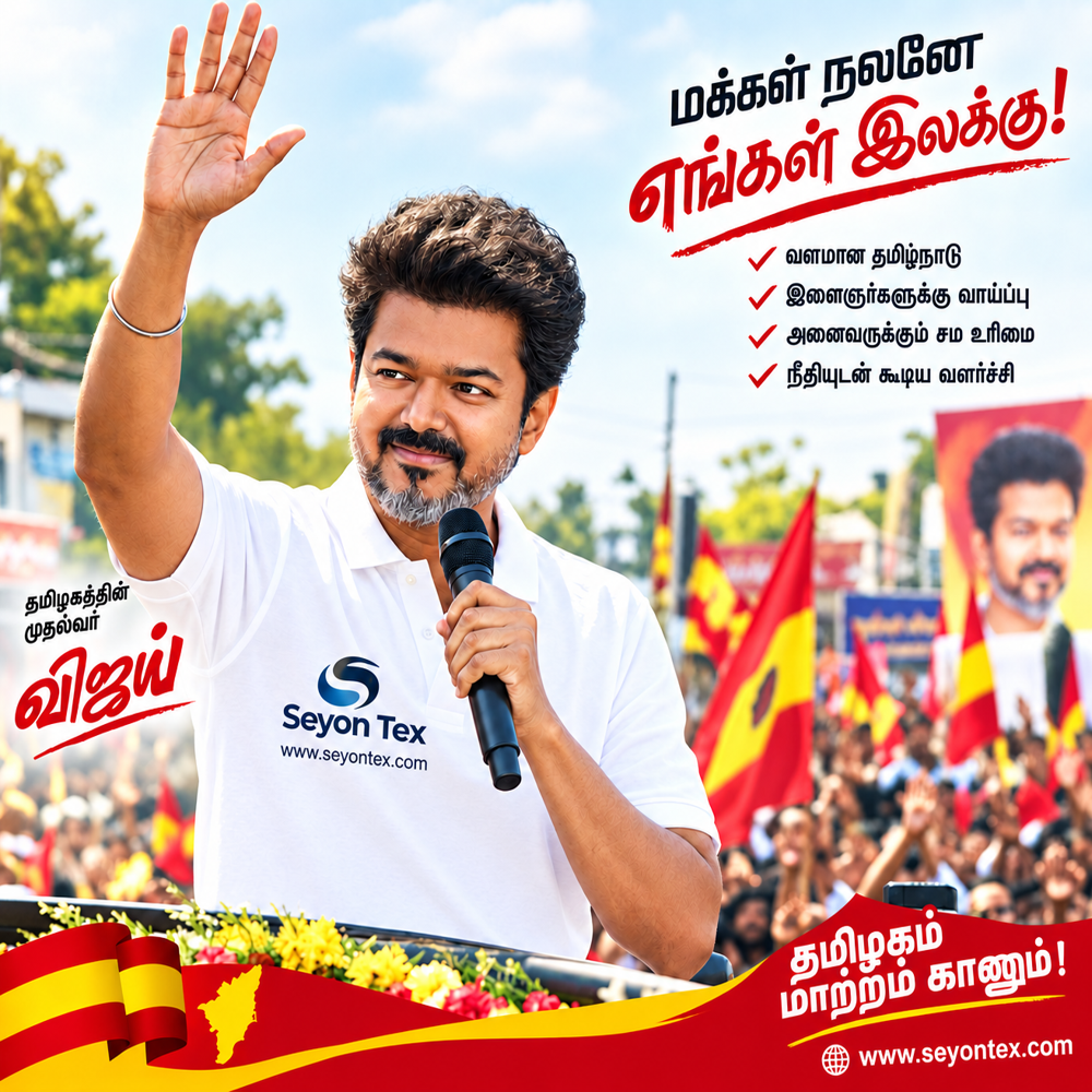 TVK Election Campaign T Shirt