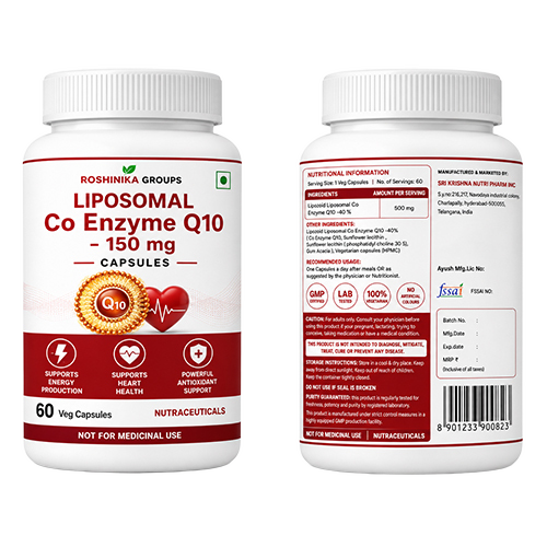 150mg Co Enzyme Q10 Capsules