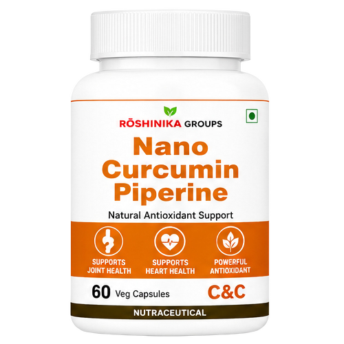 Nano Curcumin Piperine Capsules