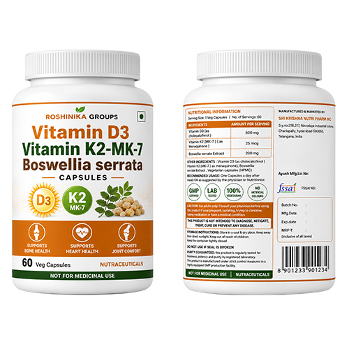 Vitamin K2-MK-7 Boswellia Serrata Capsules