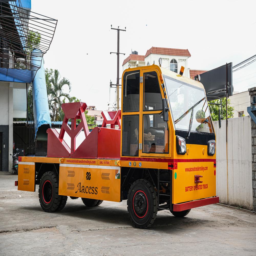 4 Ton Battery Operated Four Wheeler Platform Truck