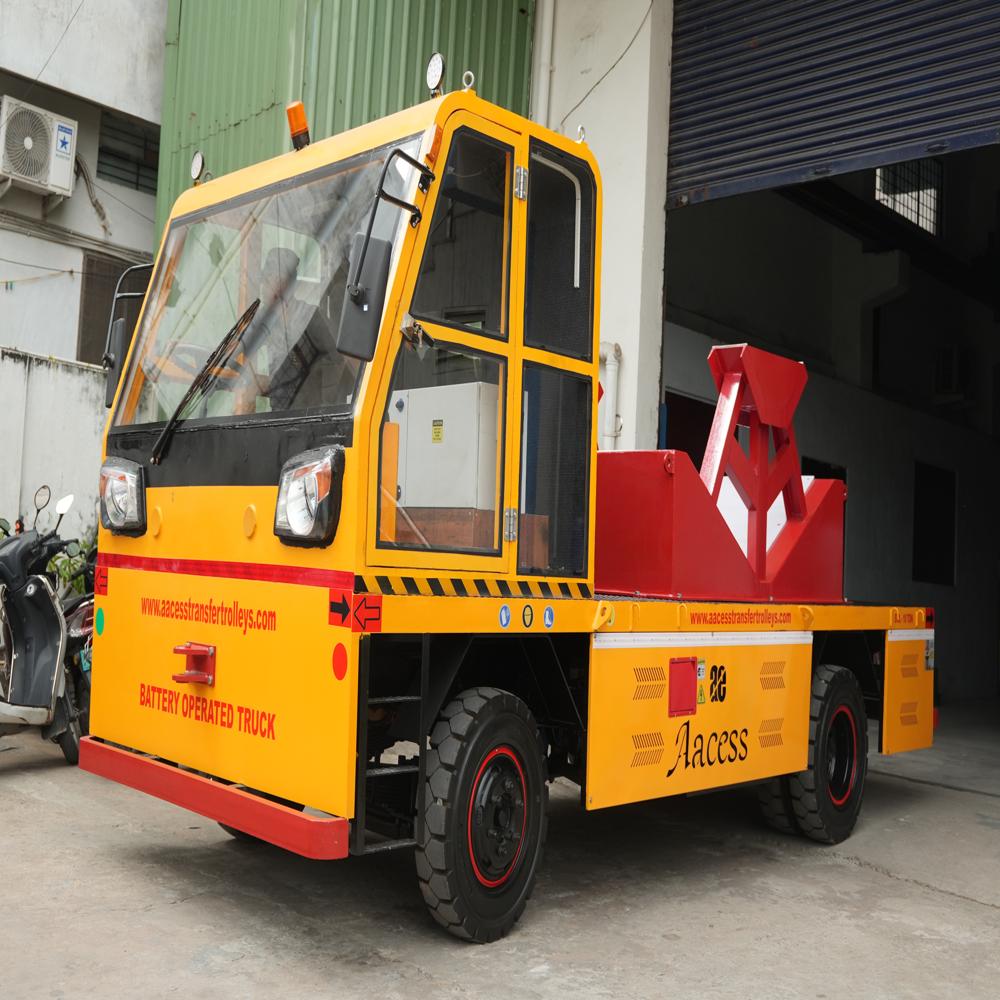 4 Ton Battery Operated Four Wheeler Platform Truck