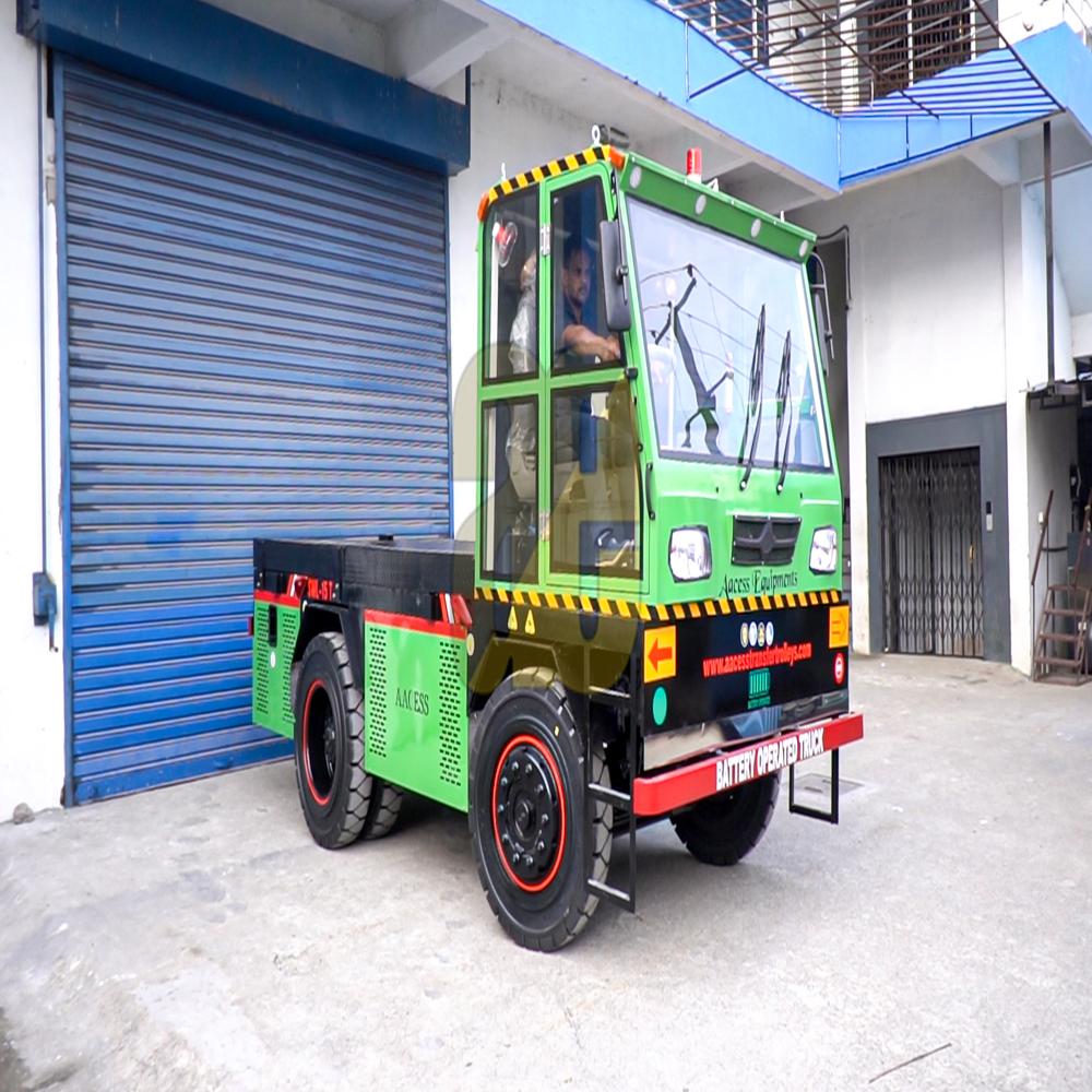 4 Ton Battery Operated Four Wheeler Platform Truck