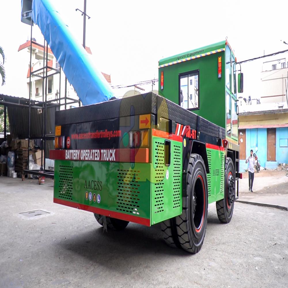 4 Ton Battery Operated Four Wheeler Platform Truck