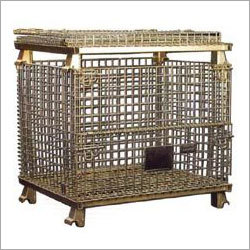 संकुचनशील तार जाल कंटेनर