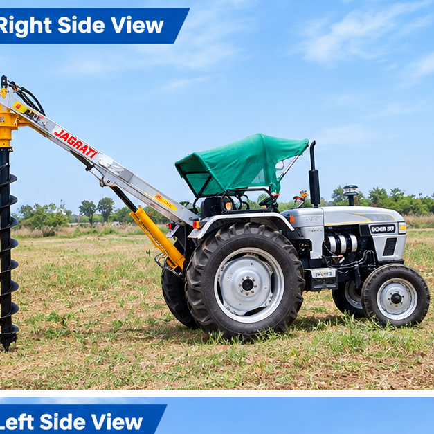 Tractor Post Hole Digger - Features: Heavy Duty