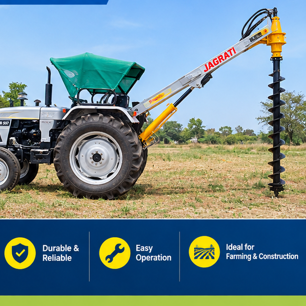 Tractor Post Hole Digger - Features: Heavy Duty