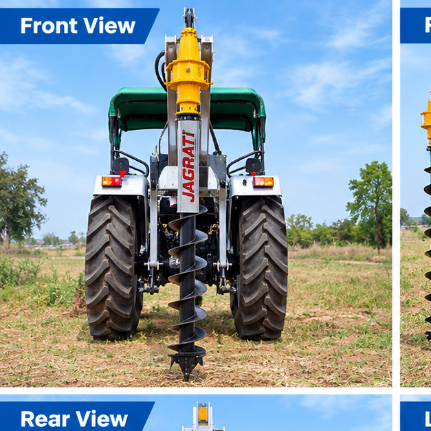 Tractor Post Hole Digger - Features: Heavy Duty