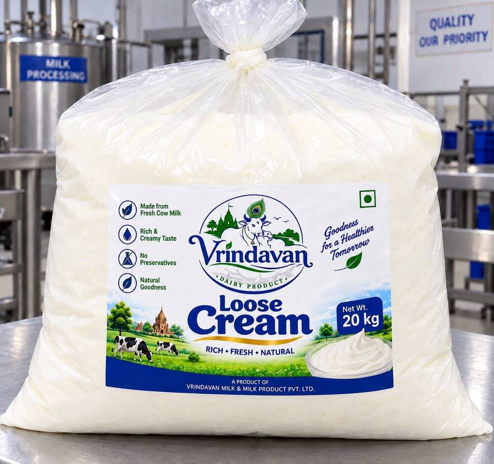 Buffalo Cream For Ghee & Ice Cream
