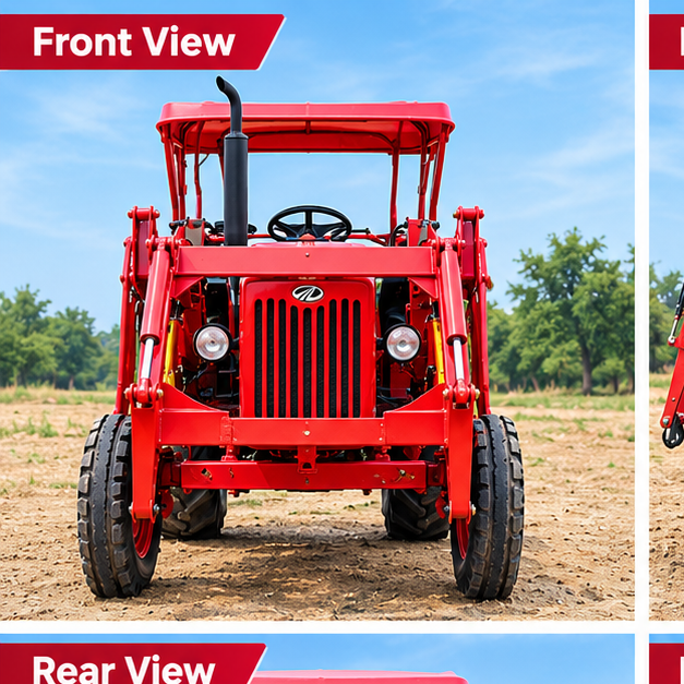 Tractor Mounted Pole Erection Machine