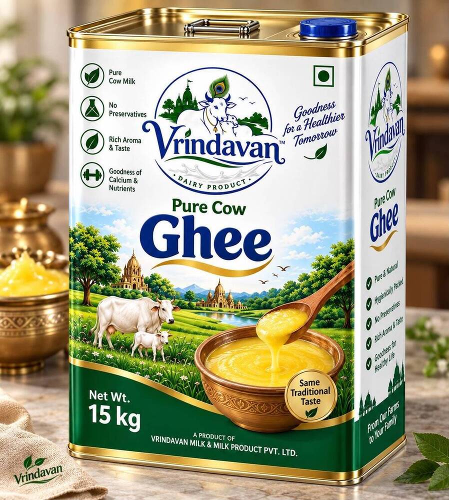 Cow Ghee 15 Kg Can