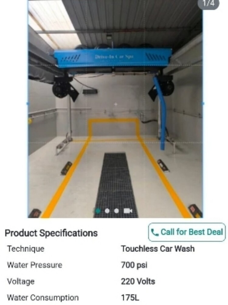 Touchless Automatic Car Washing Machine - Ambient Temperature: -10a C To +45a C