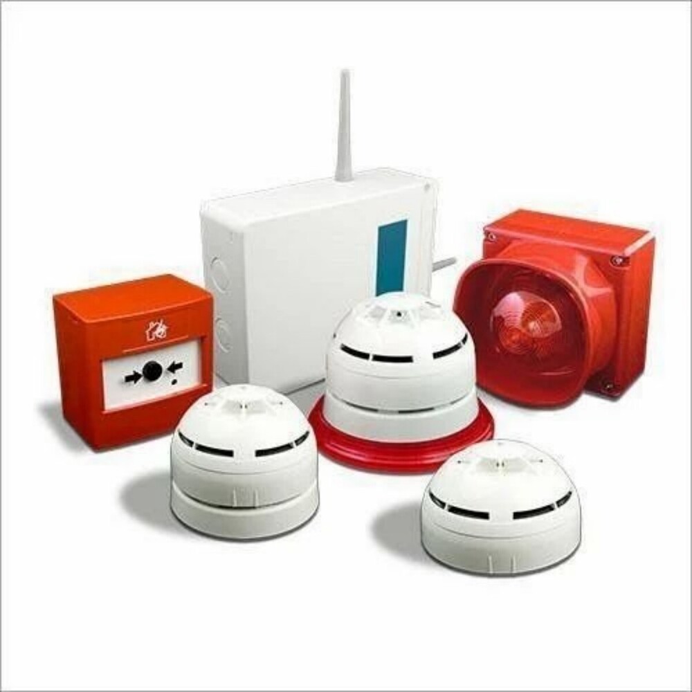 Morley Fire Alarm System - Color: Red & White