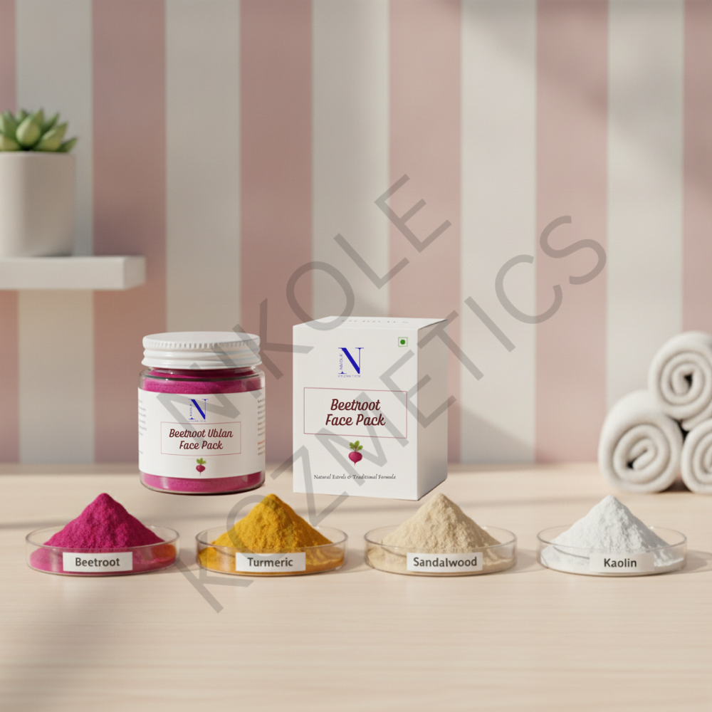 Beetroot Ubtan Face Pack - Attributes: Smudge Proof